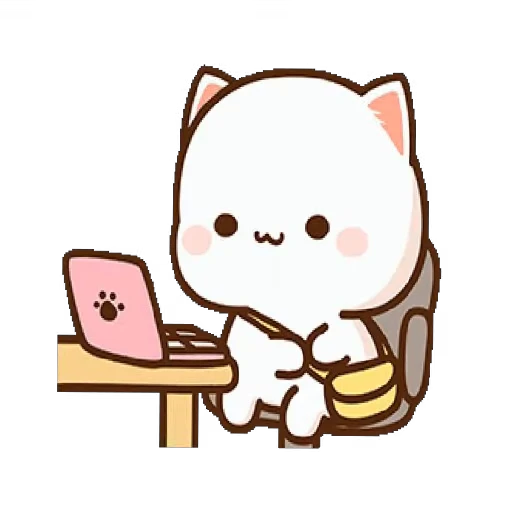 💻 Стикер «Peach & Goma» для Telegram