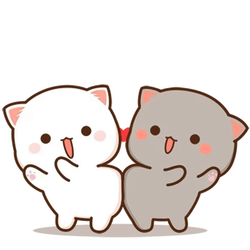❤️ Стикер «Peach & Goma» для Telegram