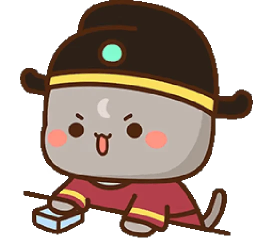 🤴 Стикер «Peach & Goma» для Telegram