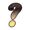 🤔 Эмодзи «Буквы в темно-жёлтом градиенте» для Telegram