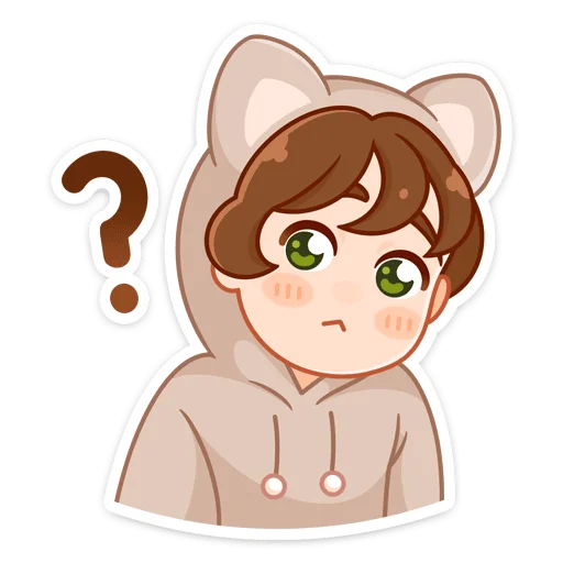 ❓ Стикер «Пичи и Шоко» для Telegram