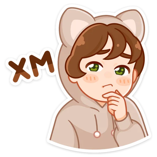 🤔 Стикер «Пичи и Шоко» для Telegram