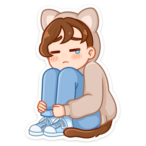 😢 Стикер «Пичи и Шоко» для Telegram