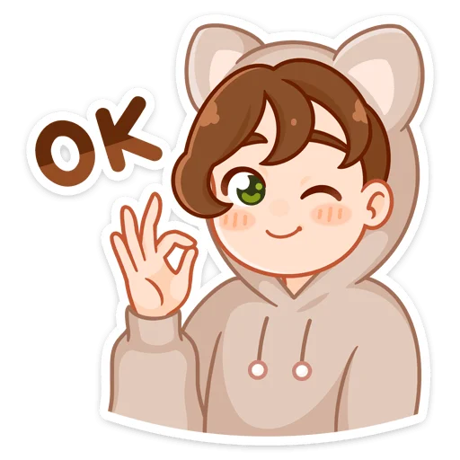 👌 Стикер «Пичи и Шоко» для Telegram