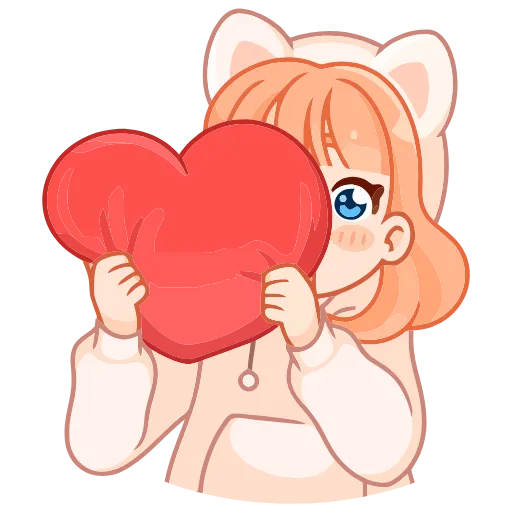 ❤️ Эмодзи «Пичи и Шоко» для Telegram