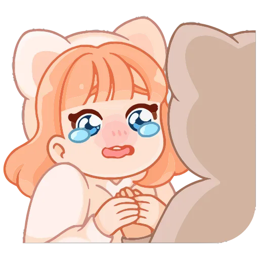 😢 Эмодзи «Пичи и Шоко» для Telegram
