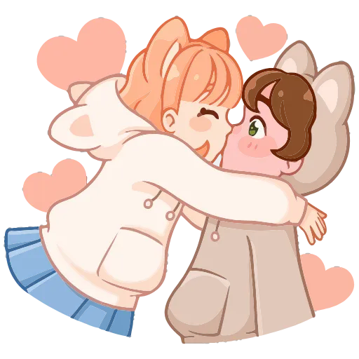 😘 Эмодзи «Пичи и Шоко» для Telegram