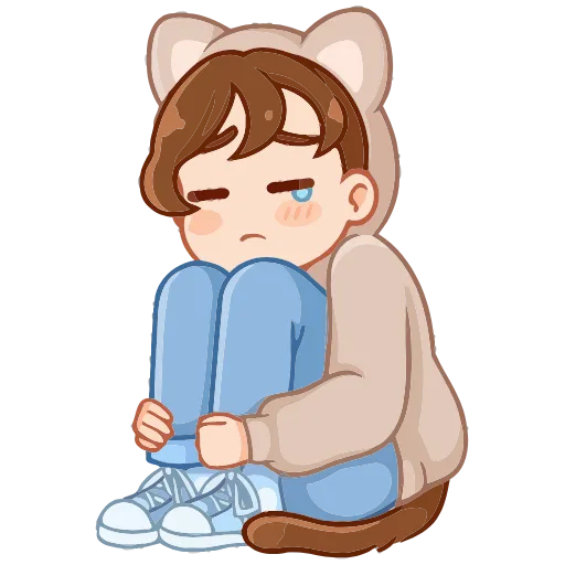 ☹️ Эмодзи «Пичи и Шоко» для Telegram