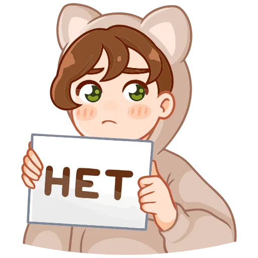 🙅‍♂️ Эмодзи «Пичи и Шоко» для Telegram