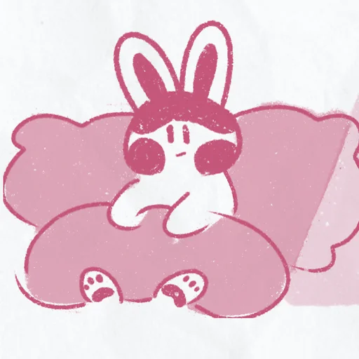 😞 Стикер «peachy bunny» для Telegram