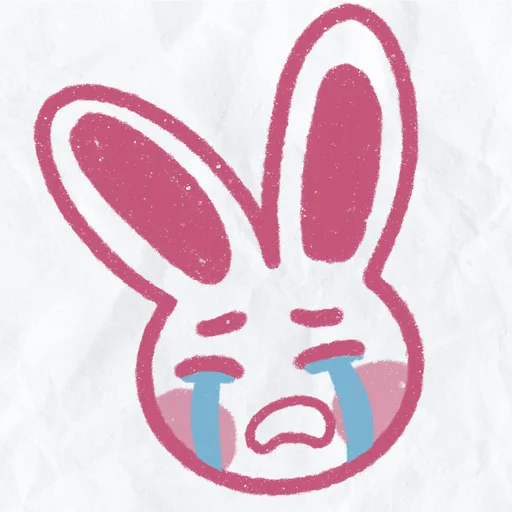 🙁 Стикер «peachy bunny» для Telegram