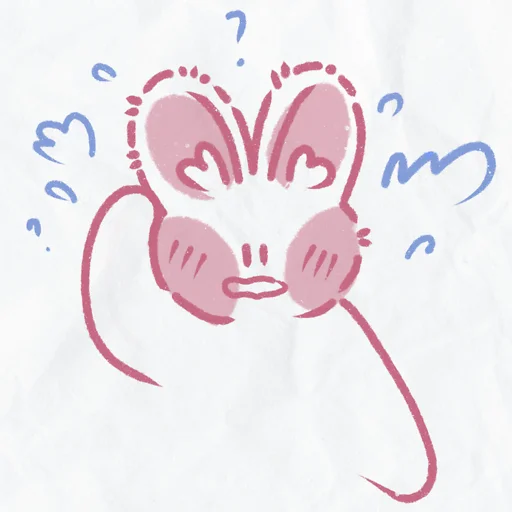 🐰 Стикер «peachy bunny» для Telegram
