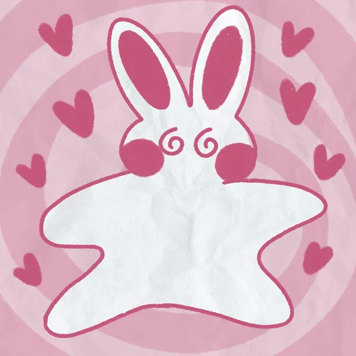 🥰 Стикер «peachy bunny» для Telegram