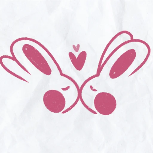 💝 Стикер «peachy bunny» для Telegram
