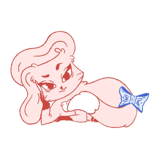 💄 Стикер «Peachy» для Telegram