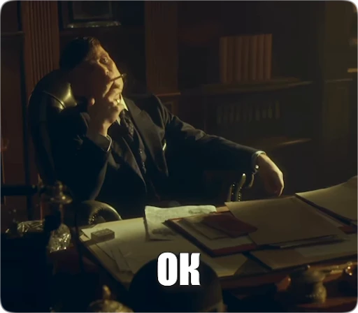 🆗 Стикер «Peaky Memes / Острые козырьки» для Telegram