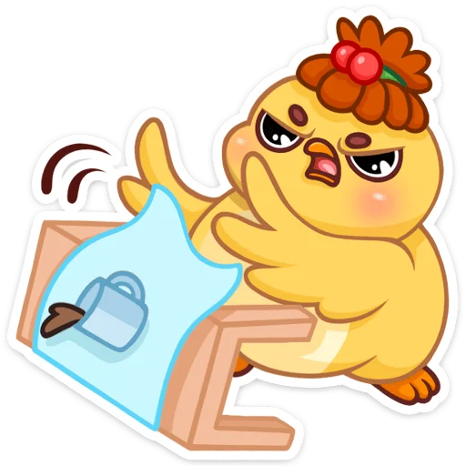 😡 Стикер «Пёрл» для Telegram