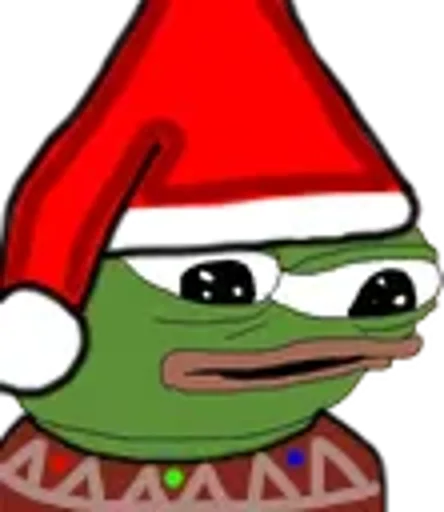 😞 Стикер «Peepo Christmas» для Telegram