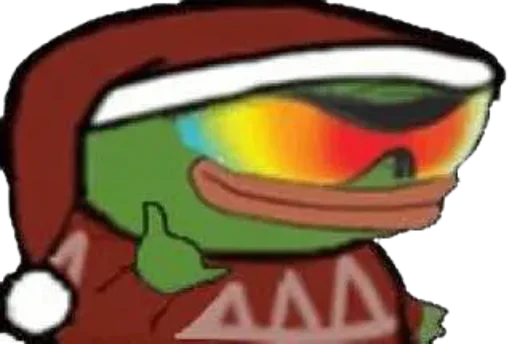 😎 Стикер «Peepo Christmas» для Telegram