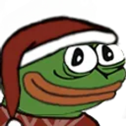 😊 Стикер «Peepo Christmas» для Telegram