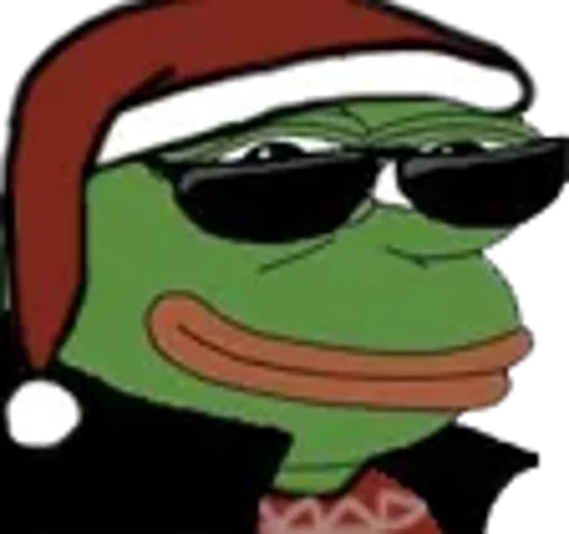 😎 Стикер «Peepo Christmas» для Telegram