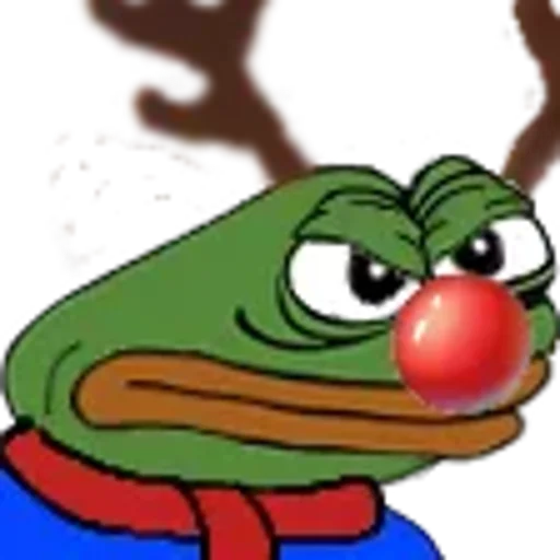 😡 Стикер «Peepo Christmas» для Telegram