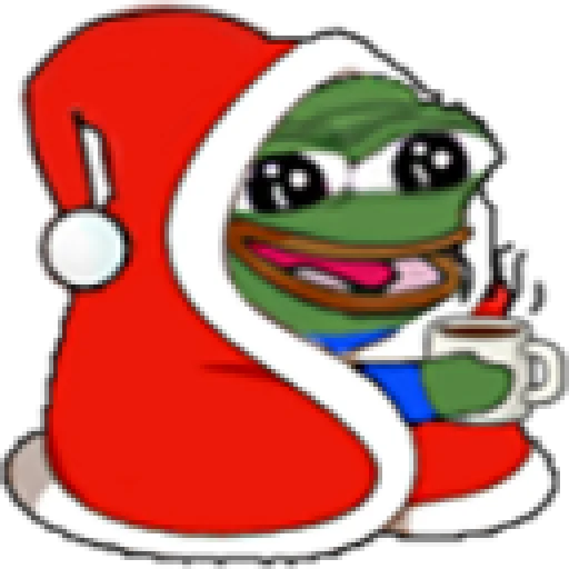 ☕ Стикер «Peepo Christmas» для Telegram