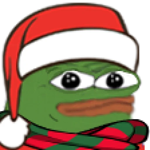 😕 Стикер «Peepo Christmas» для Telegram