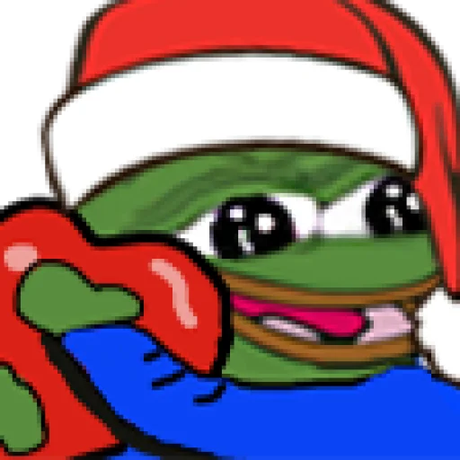 ❤ Стикер «Peepo Christmas» для Telegram