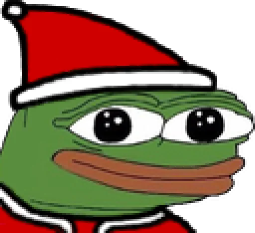 😊 Стикер «Peepo Christmas» для Telegram