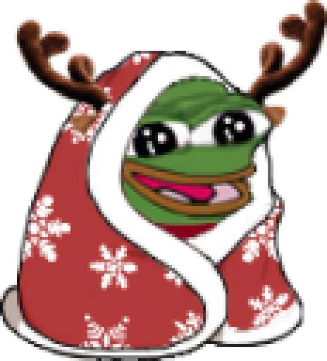 😍 Стикер «Peepo Christmas» для Telegram