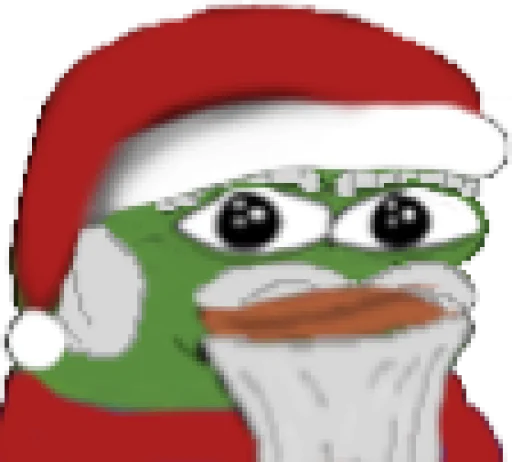 🎅 Стикер «Peepo Christmas» для Telegram