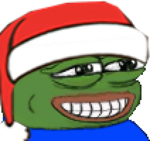 😬 Стикер «Peepo Christmas» для Telegram
