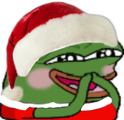 😔 Стикер «Peepo Christmas» для Telegram