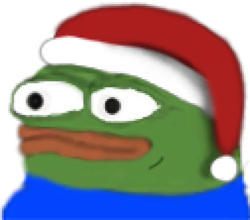 😳 Стикер «Peepo Christmas» для Telegram