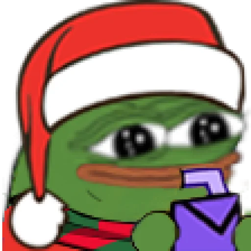 🧃 Стикер «Peepo Christmas» для Telegram