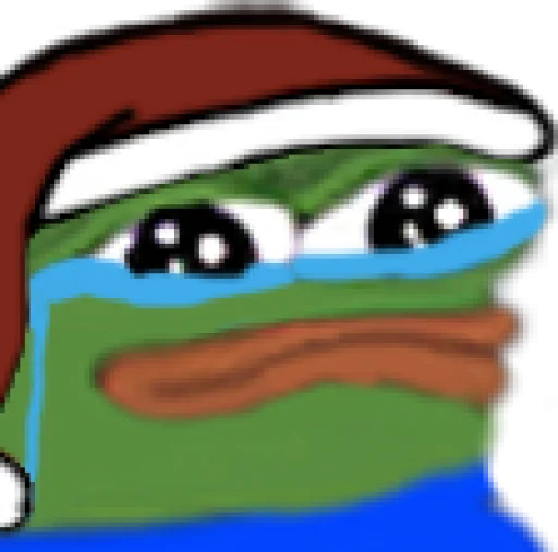 😭 Стикер «Peepo Christmas» для Telegram