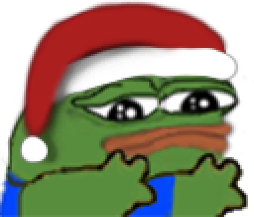 😞 Стикер «Peepo Christmas» для Telegram
