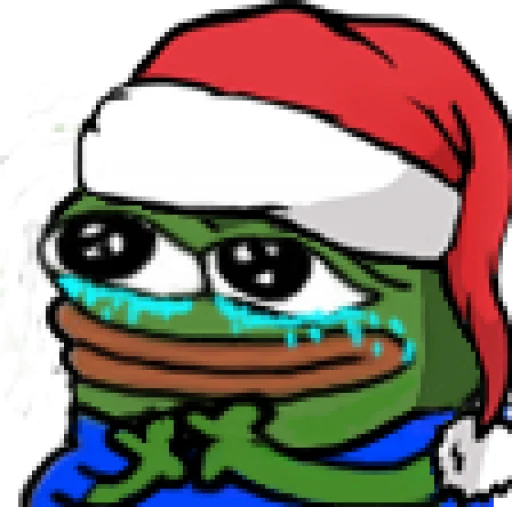 😊 Стикер «Peepo Christmas» для Telegram