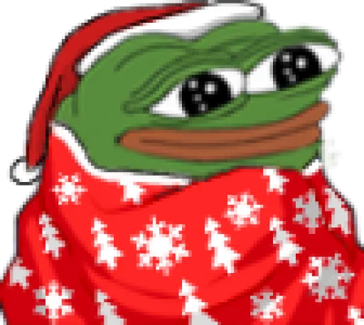 ☺ Стикер «Peepo Christmas» для Telegram