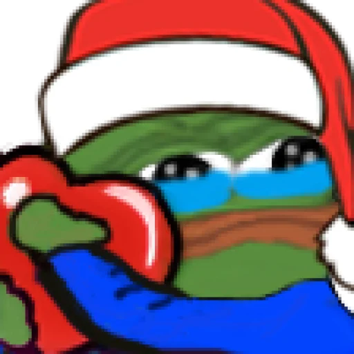😢 Стикер «Peepo Christmas» для Telegram