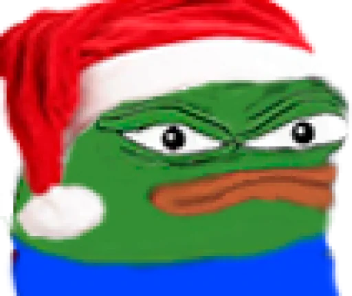 😡 Стикер «Peepo Christmas» для Telegram