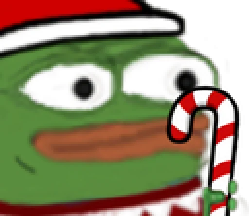 😱 Стикер «Peepo Christmas» для Telegram