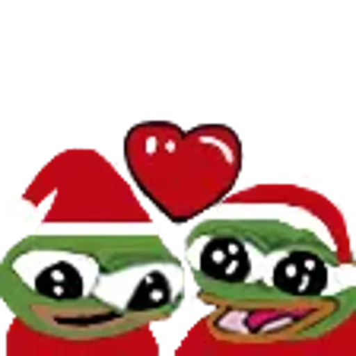 😘 Стикер «Peepo Christmas» для Telegram