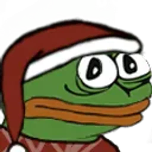 😕 Стикер «Peepo Christmas» для Telegram