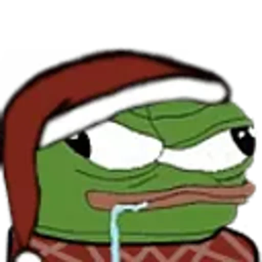 😋 Стикер «Peepo Christmas» для Telegram