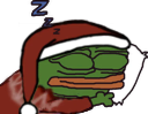 💤 Стикер «Peepo Christmas» для Telegram