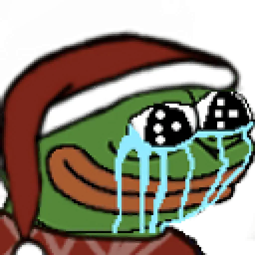🥵 Стикер «Peepo Christmas» для Telegram