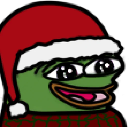 🤪 Стикер «Peepo Christmas» для Telegram