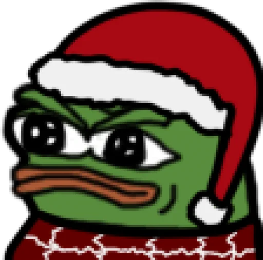 🤬 Стикер «Peepo Christmas» для Telegram